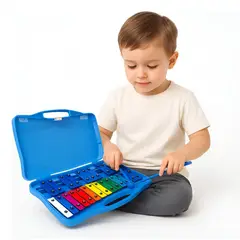 GENERICO - Xilófono 25 Notas Con Maleta Azul