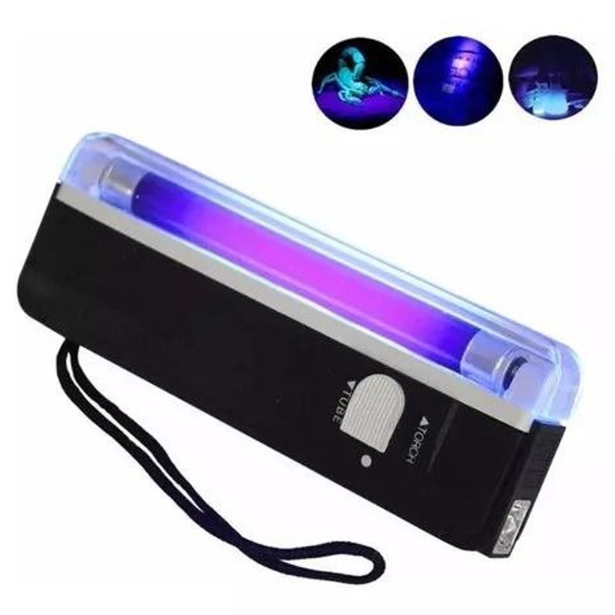 GENERICO - Detector de billetes falsos+4 pilas aaa