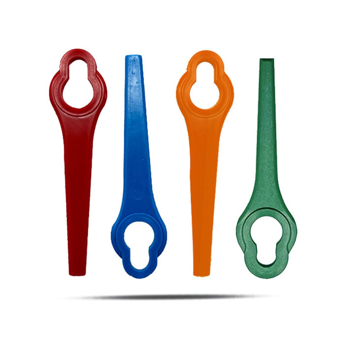 GENERAL - Cuchillas Plásticas Genéricas L95 Para Cortacésped 10 Pcs