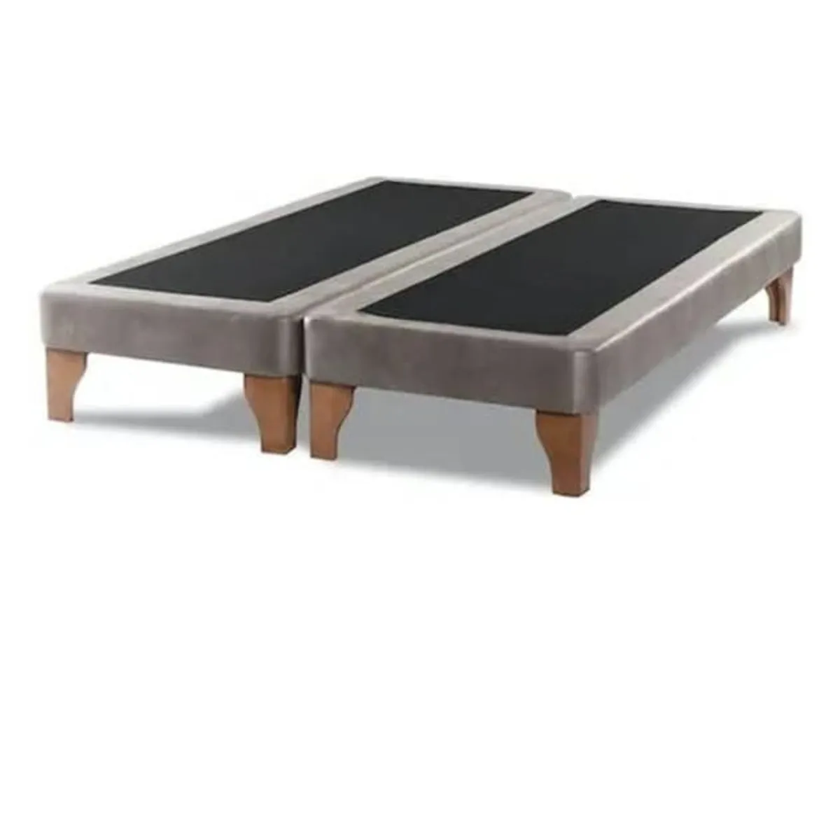 GENERICO - bases para cama de 2 plazas color cafe