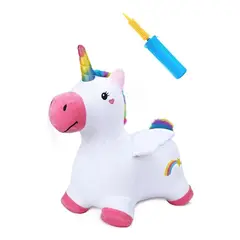 BESTOYS - Unicornio Pony Saltarin Cubierta De Plush