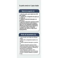 GENERAL - Nuevo Adaptador De Audio 2 En 1 Bluetooth 5.0
