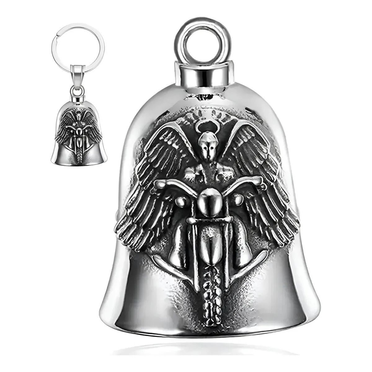 GENERICO - Amuleto Protección Campana Moto Biker Guardián Bell Regalo
