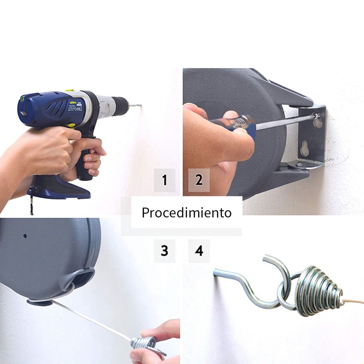 ATURE - Cuerda Para Tender Extensible De + 6 Pinzas De Madera