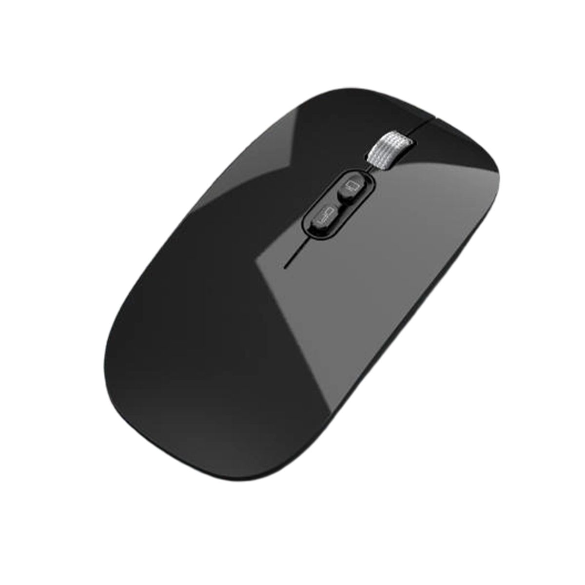 GENERICO - Mouse Ratón Inalámbrico Silencia 24G + Bluetooth Recargable para Mac iPad y Windows