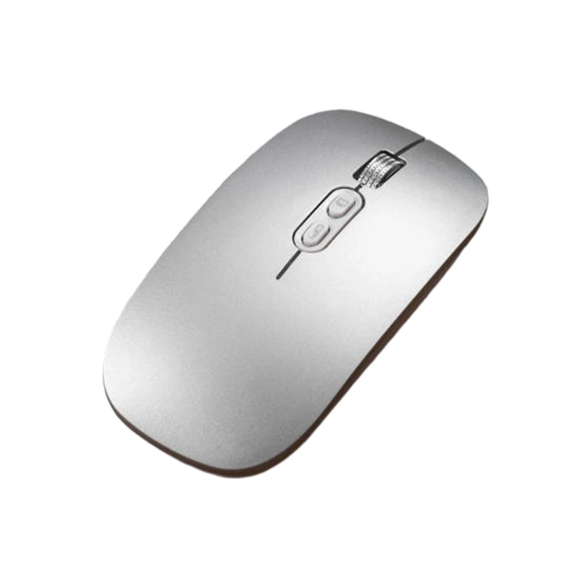 GENERICO - Mouse Ratón Inalámbrico Silencia 24G + Bluetooth Recargable para Mac iPad y Windows