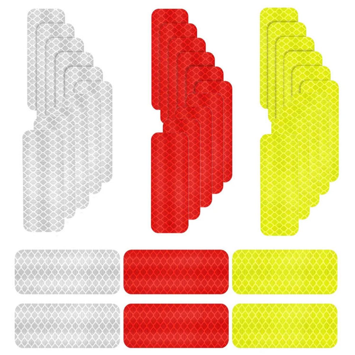 ATURE - 30pcs Stickers Adhesivos Reflectantes Revisión Técnica Motos