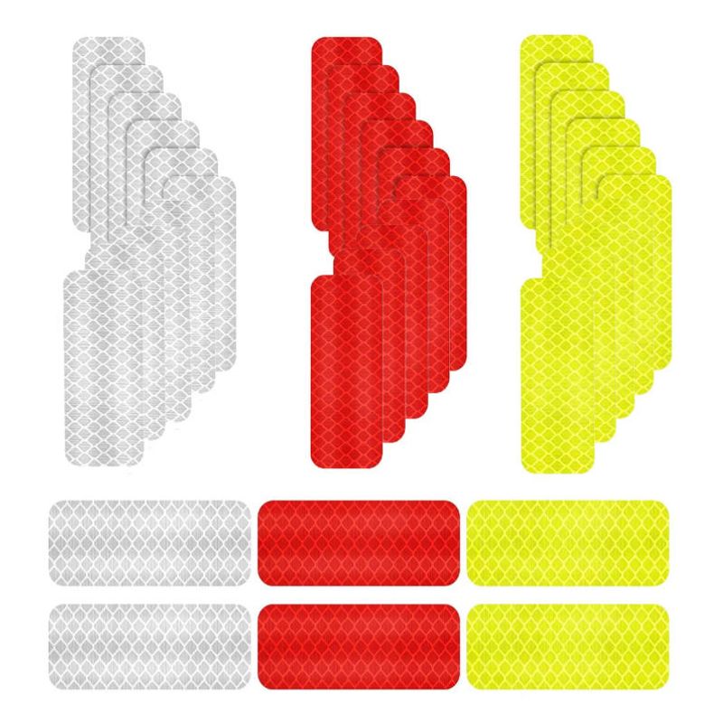 ATURE - 30pcs Stickers Adhesivos Reflectantes Revisión Técnica Motos