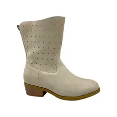 HERIEL - Bota Beige Taco Mujer