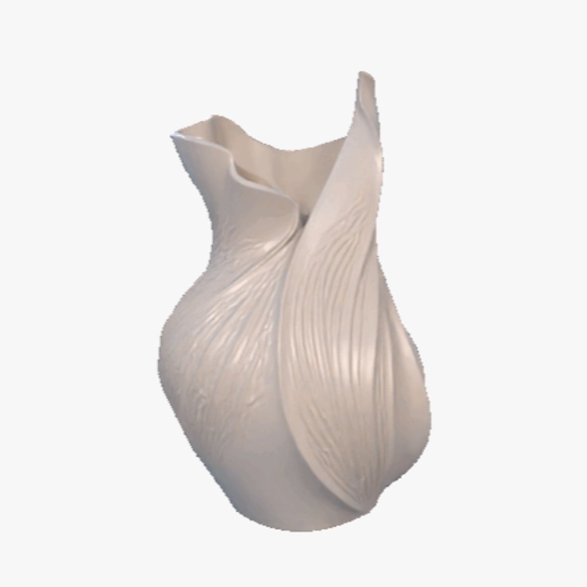 GENERICO - Figura Decoración- Escultura Jarrón Elegante