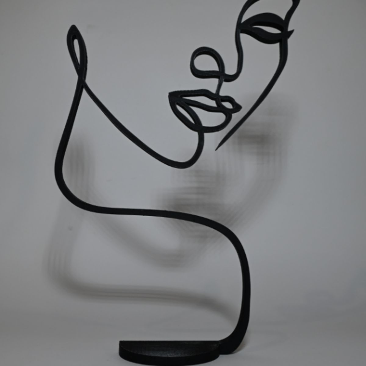 GENERICO - Figura Decoración- Escultura Rostro Femenino