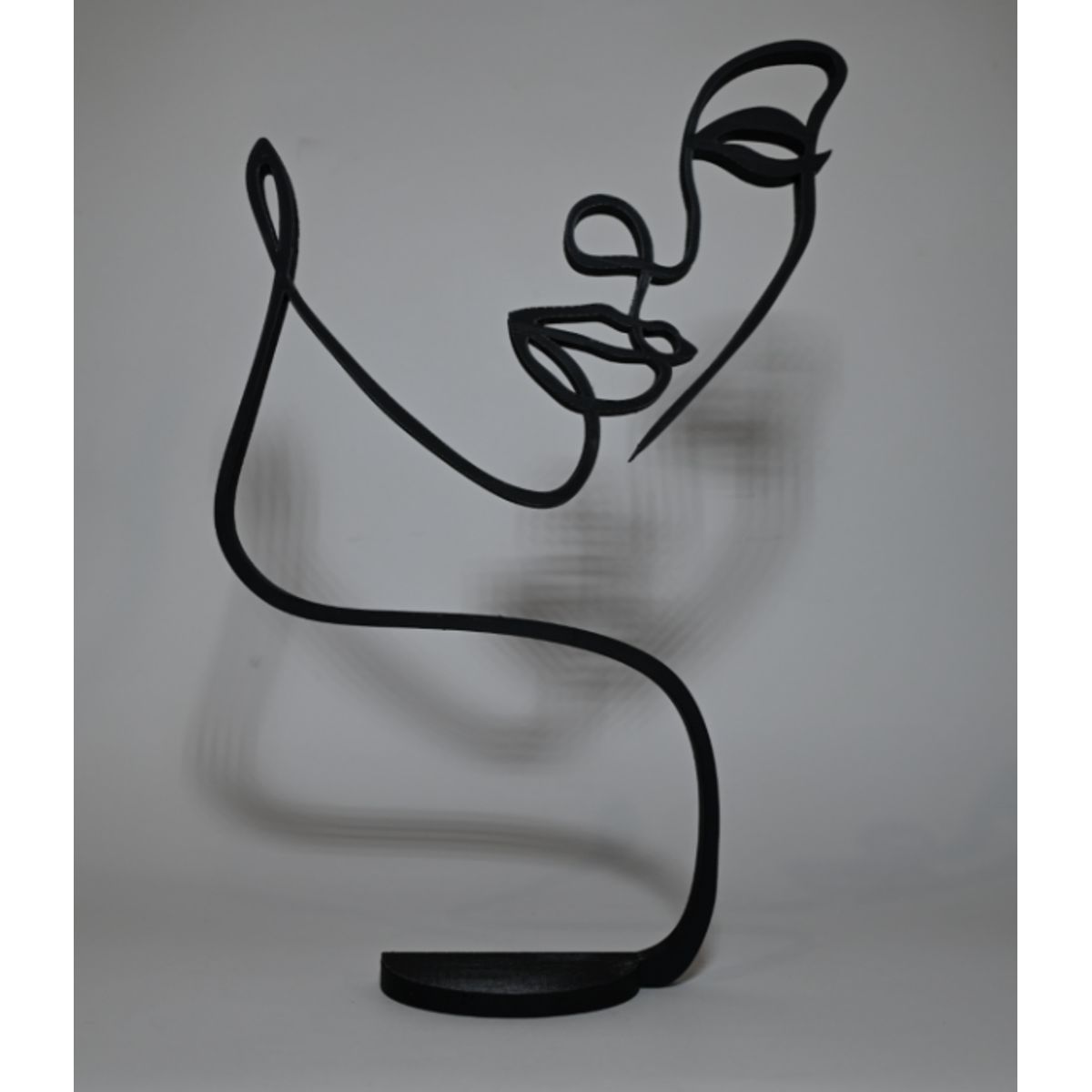 GENERICO - Figura Decoración- Escultura Rostro Femenino