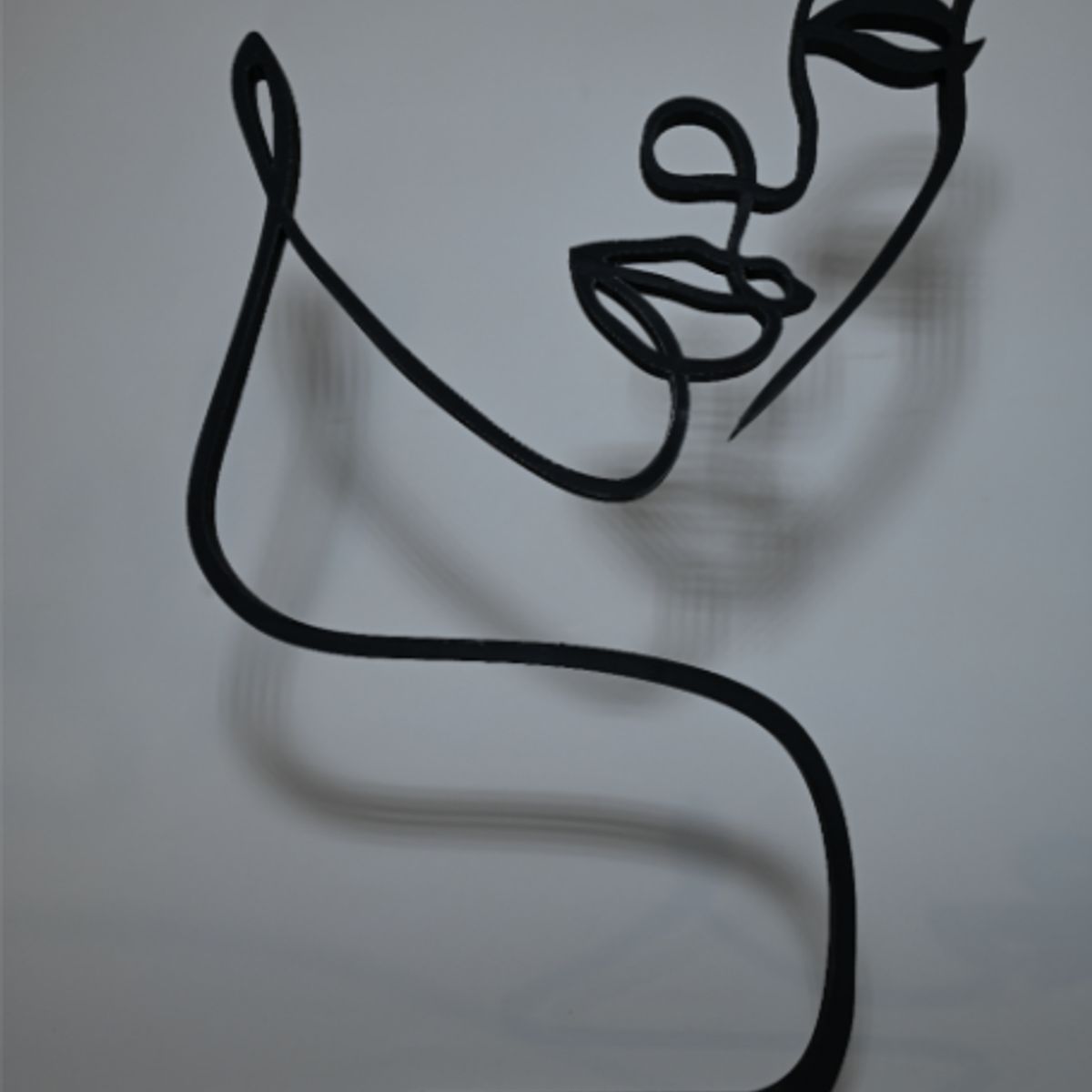 GENERICO - Figura Decoración- Escultura Rostro Femenino