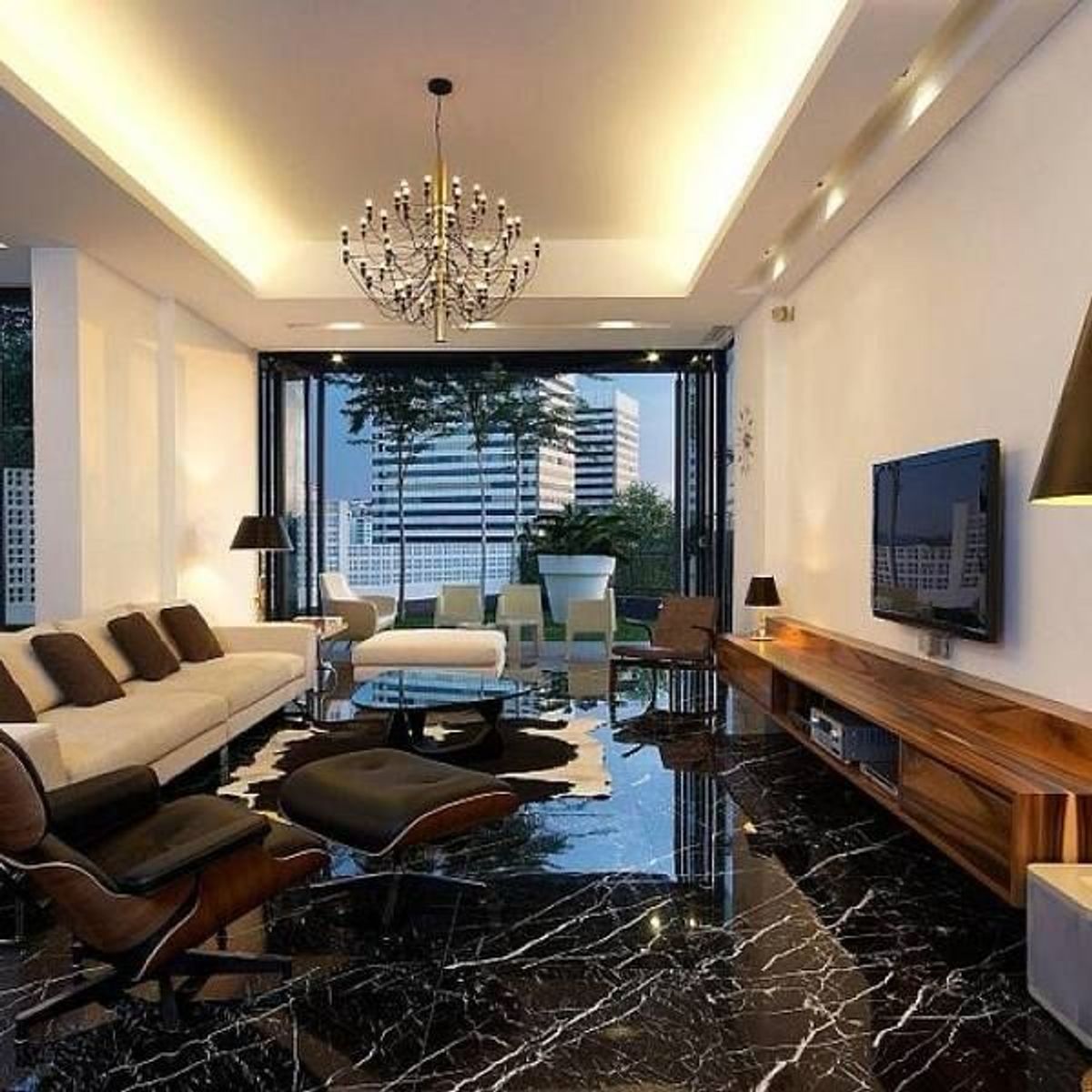 GENERICO - Porcelanato 60x60 Black Luxe  1.44 m2