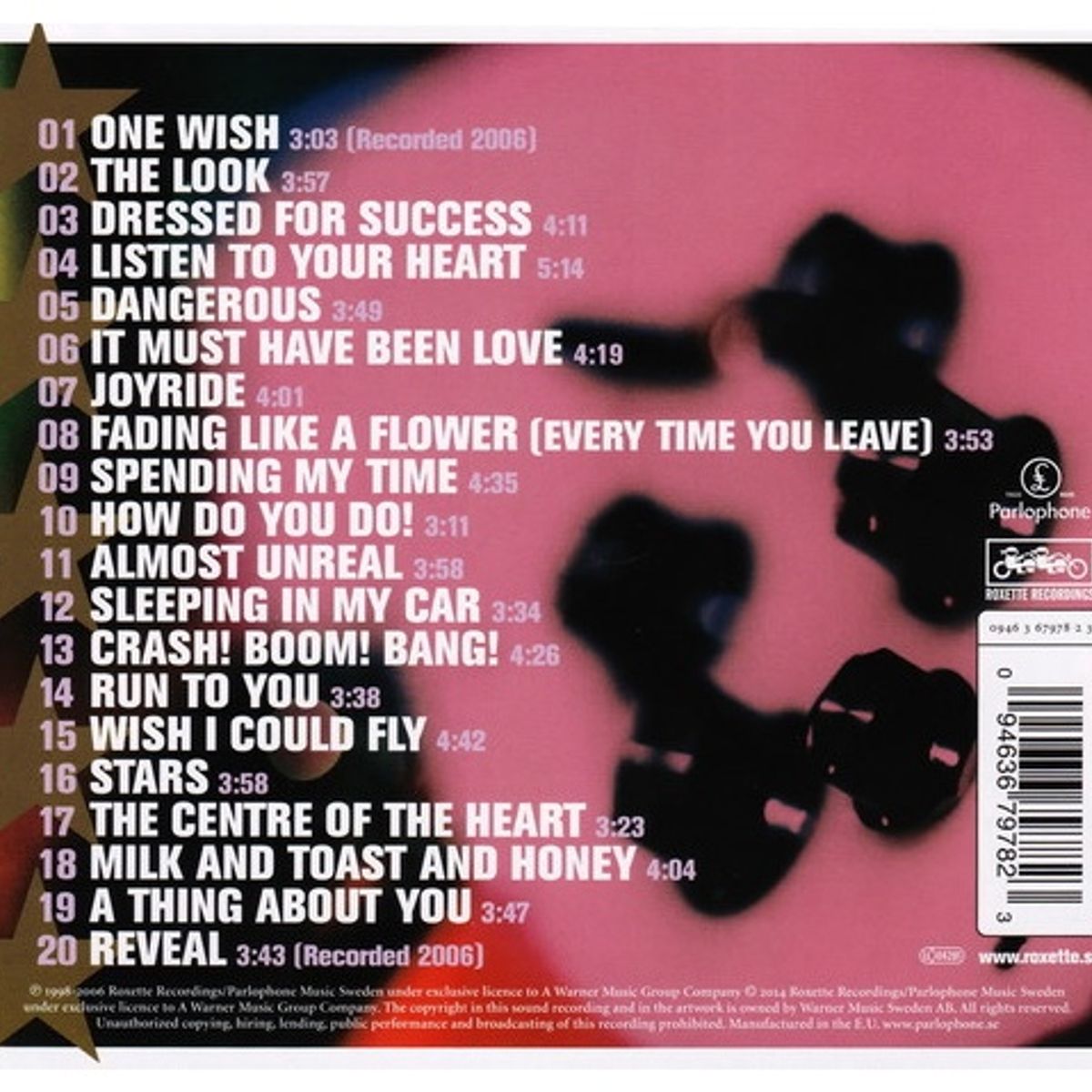 GENERICO - ROXETTE - HITS: A COLLECTION OF THEIR 20 GREATEST SONGS / CD