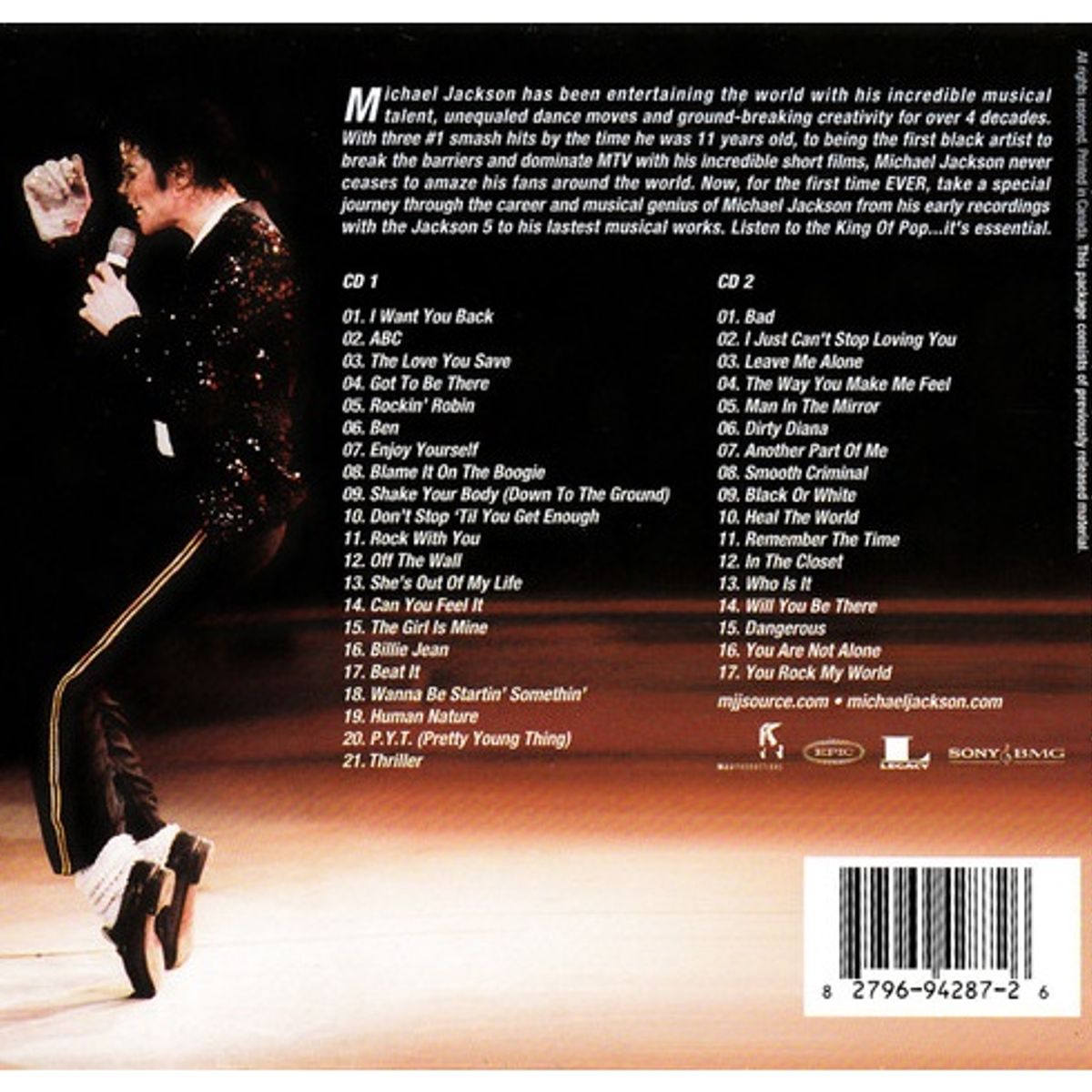 GENERICO - MICHAEL JACKSON - THE ESSENTIAL (2CD) / CD
