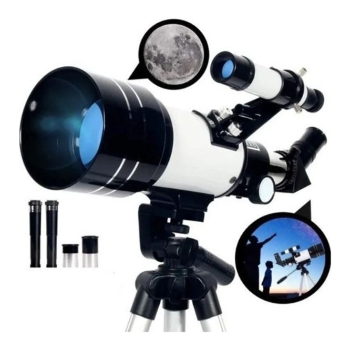 U BUY - Telescopio Monocular Astronómico Profesional F30070m