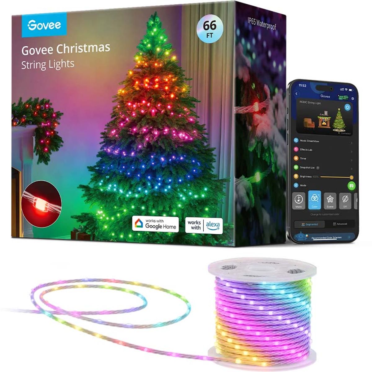 GOVEE - Luces para festividades Smart 20mts Govee