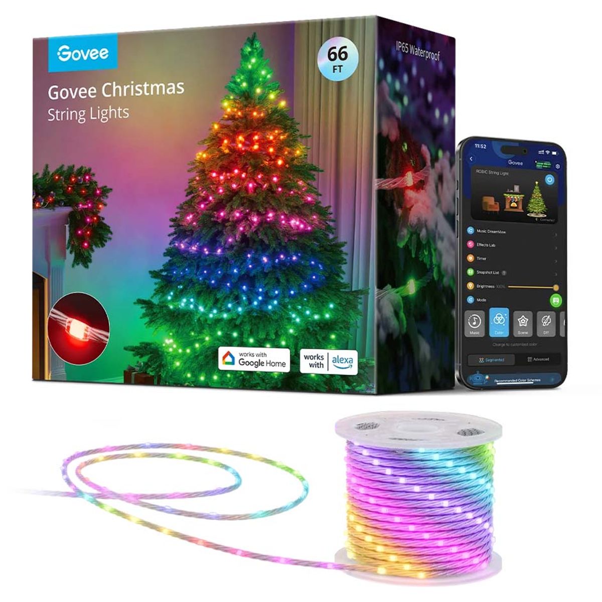 GOVEE - Luces para festividades Smart 20mts Govee
