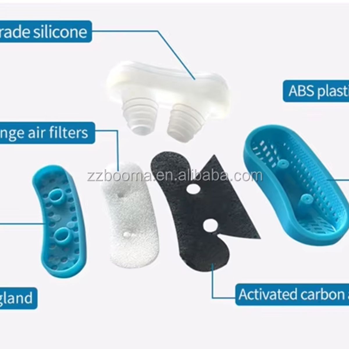 MOVI - Antironquido y purificador de aire 2 en 1 Respiración y descanso