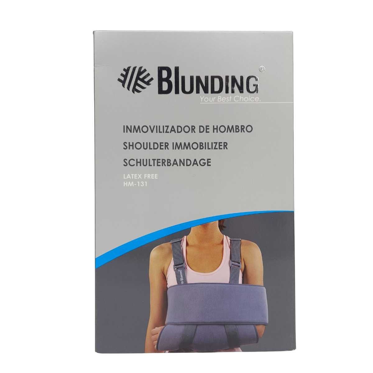 BLUNDING - Inmovilizador de Hombro Blunding  Ajustable y Confortable Talla S