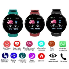 GENERICO - Reloj Inteligente deportivo D18 para Hombre y Mujer Monitor de Presión Arterial Resistente al Agua Monitor de Actividad Física D18S