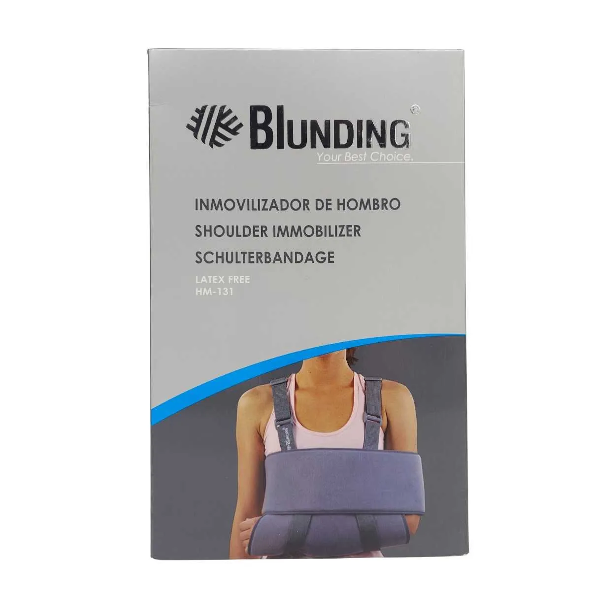 BLUNDING - Inmovilizador de Hombro Blunding  Ajustable y Confortable Talla L