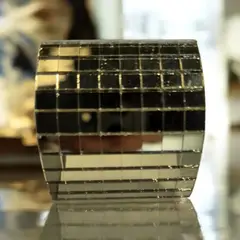 GENERICO - Bnb Adhesivo De Espejo De Mosaico De Vidrio 1 M X 4cm