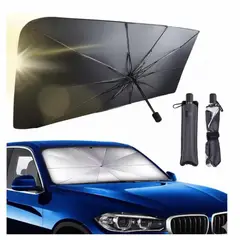 GENERICO - Quitasol Parabrisas Sombrilla Parasol Sol Protector Auto