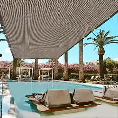 GENERICO - Malla Sombra Raschel 4.20 x 5 mts color marron