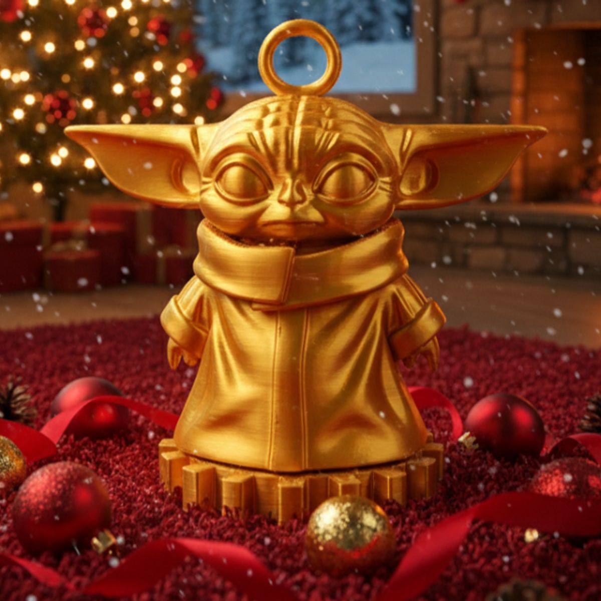 GENERICO - Adorno de Navidad Baby Yoda