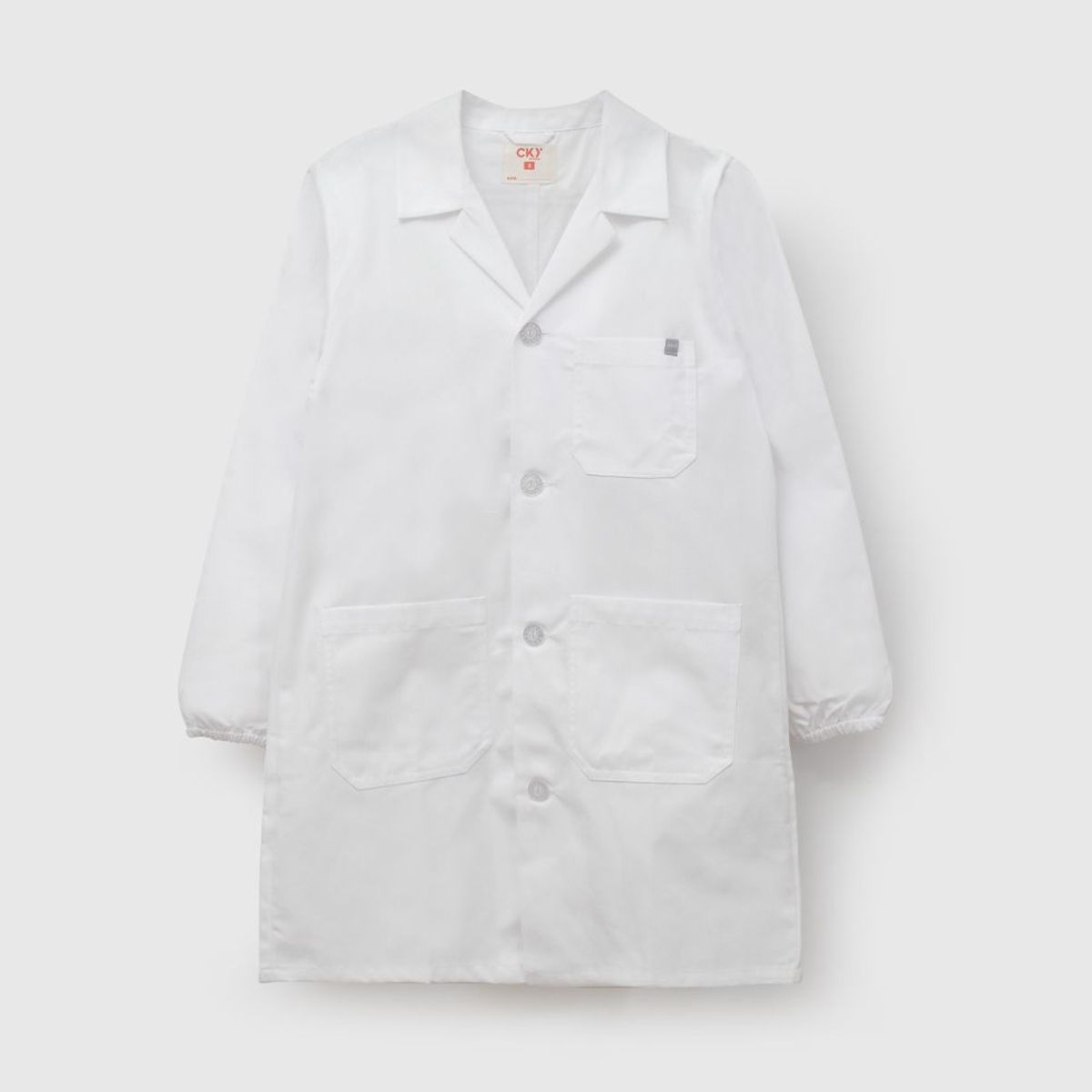 COLLOKY - Cotona Escolar Unisex Blanco con Botones y Costuras Resistentes