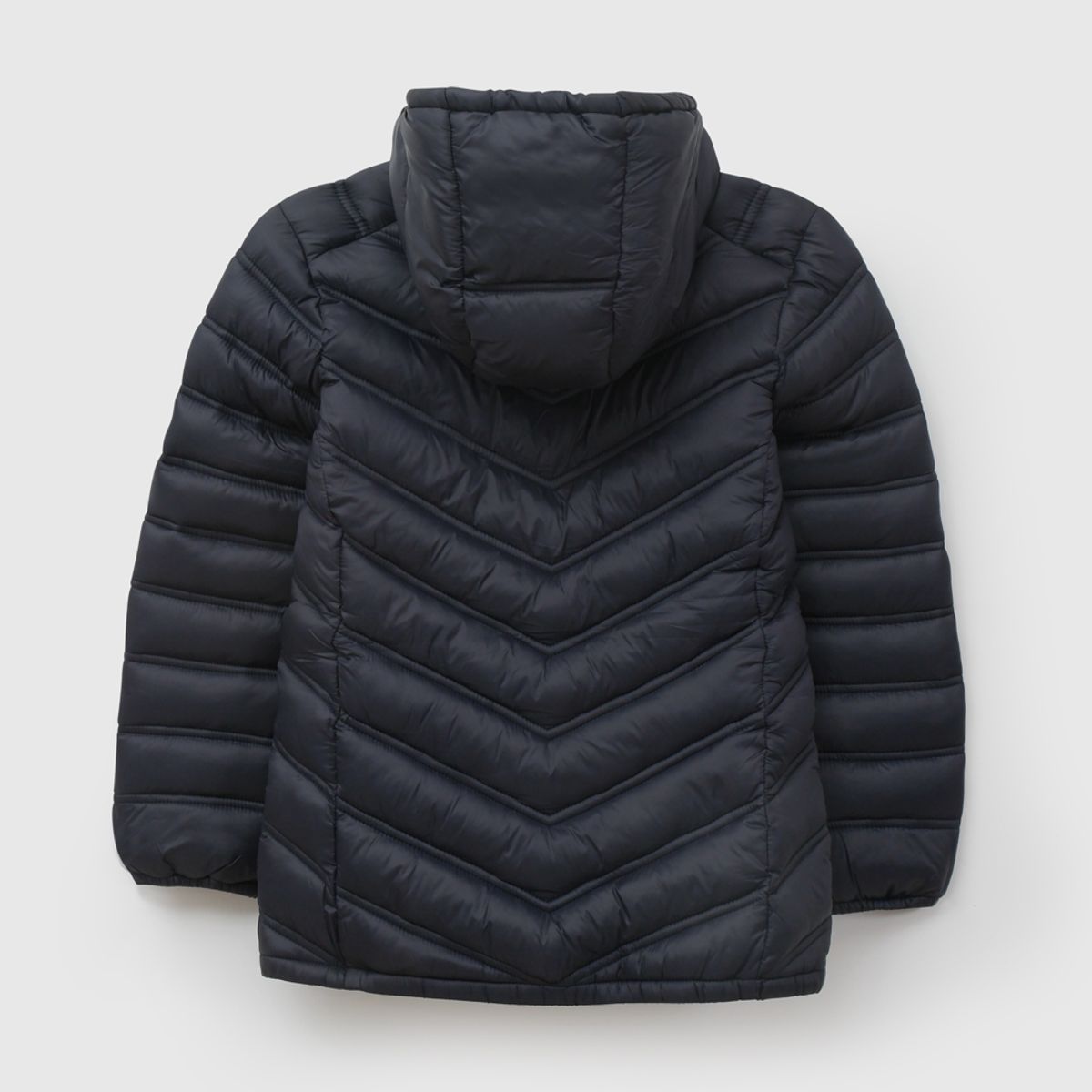 COLLOKY - Parka Escolar de niña Azul con Cierre de Velcro