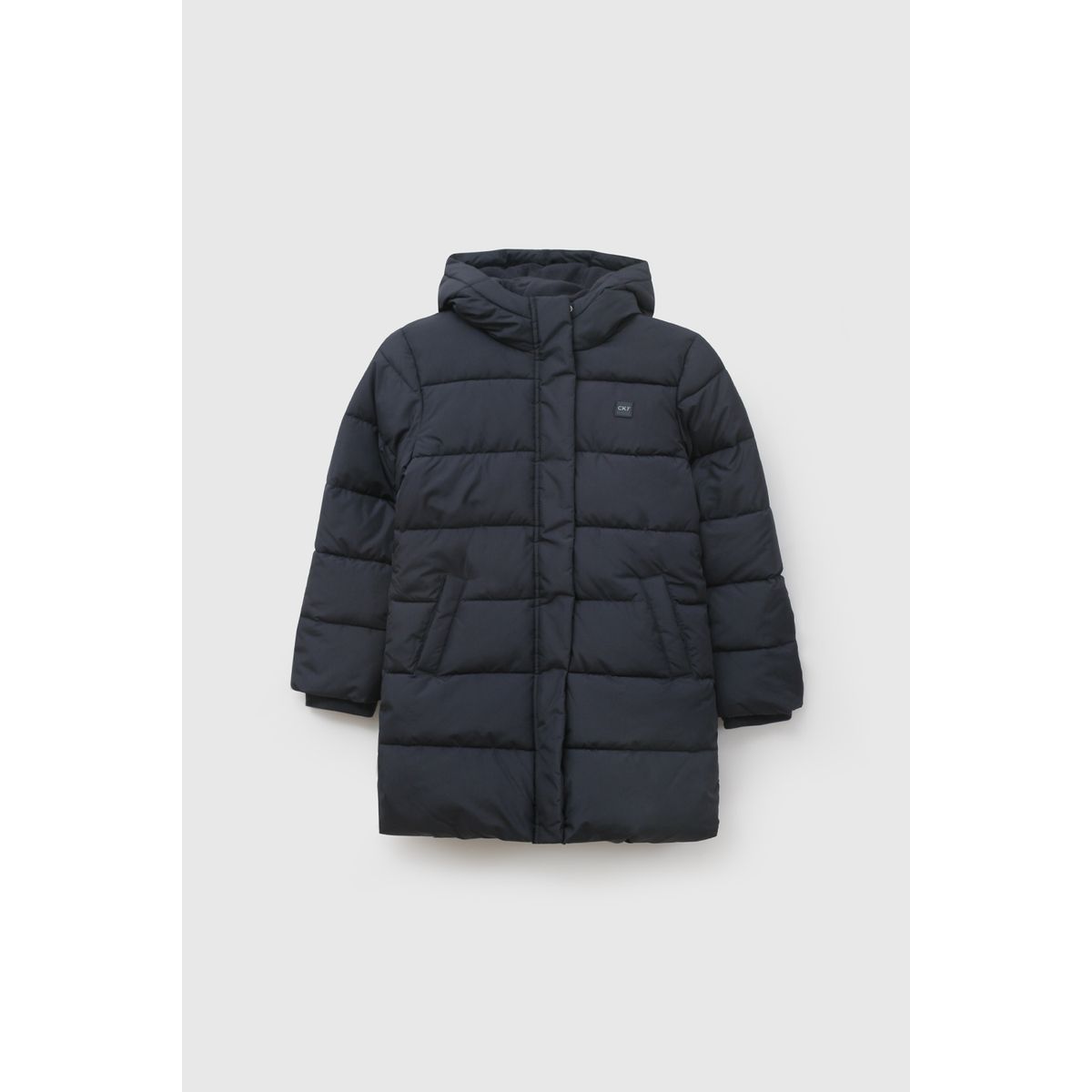 COLLOKY - Parka Escolar de niña Azul con Forro de Fleece