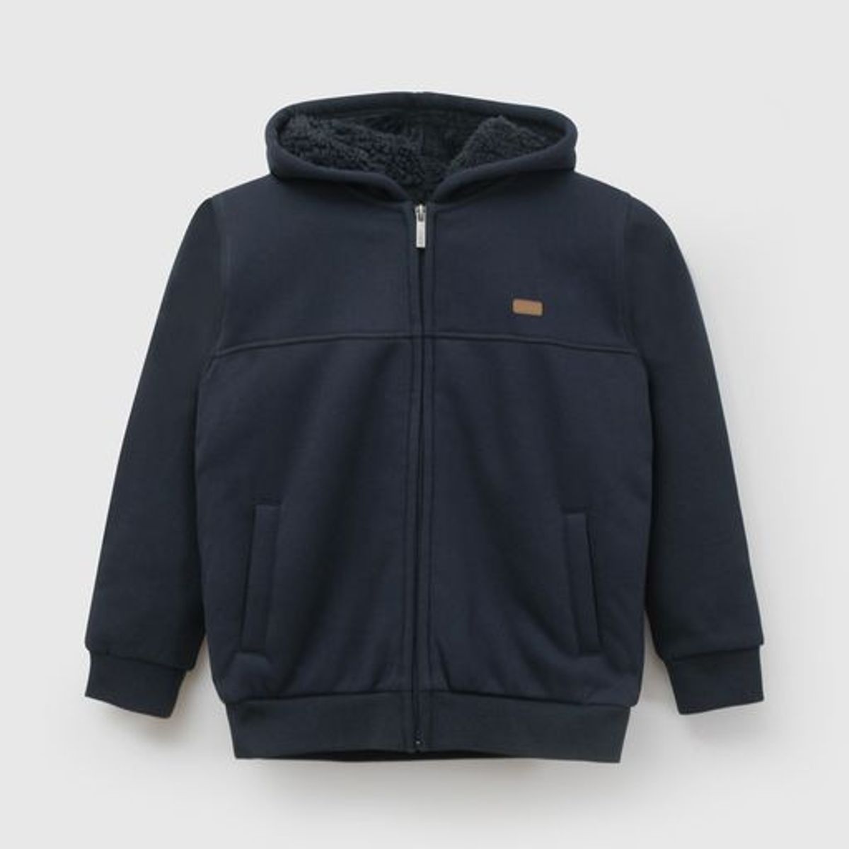 COLLOKY - Polerón Escolar Unisex Azul con Fleece Interior