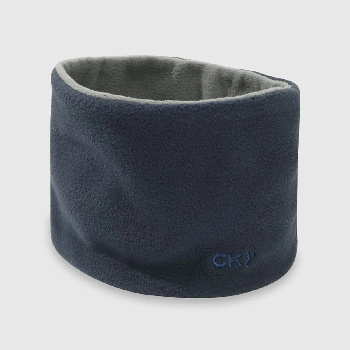 COLLOKY - Cuello Escolar Polar Reversible Azul Unisex