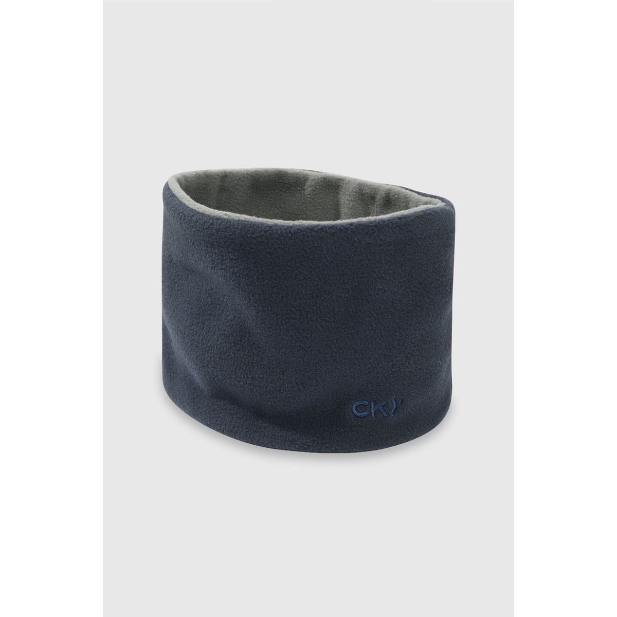 COLLOKY - Cuello Escolar Polar Reversible Azul Unisex