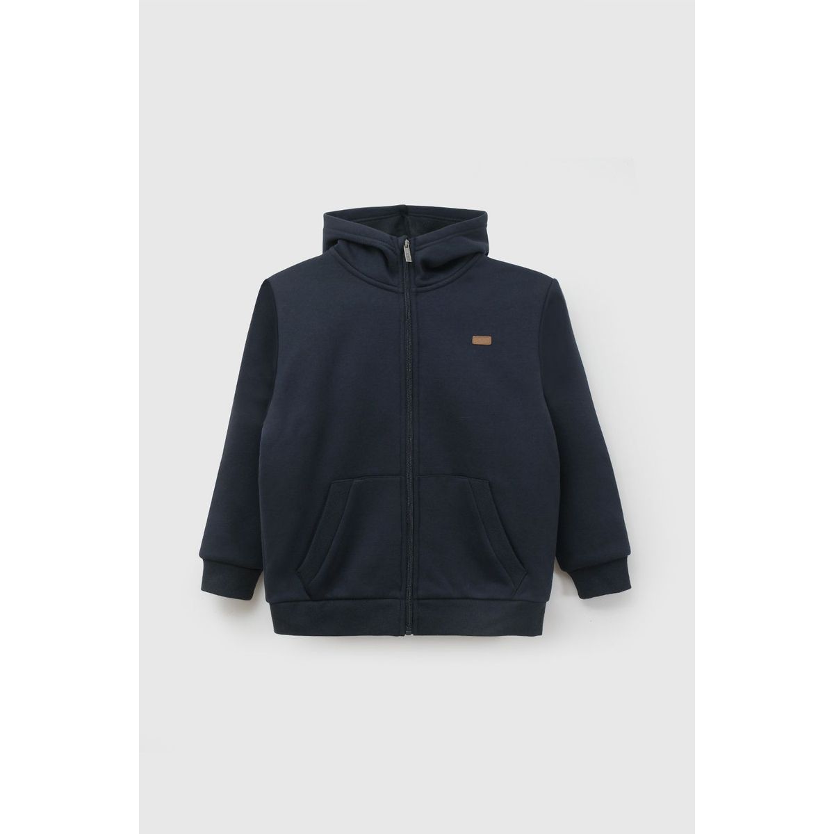 COLLOKY - Polerón Escolar Unisex Azul con Fleece Interior