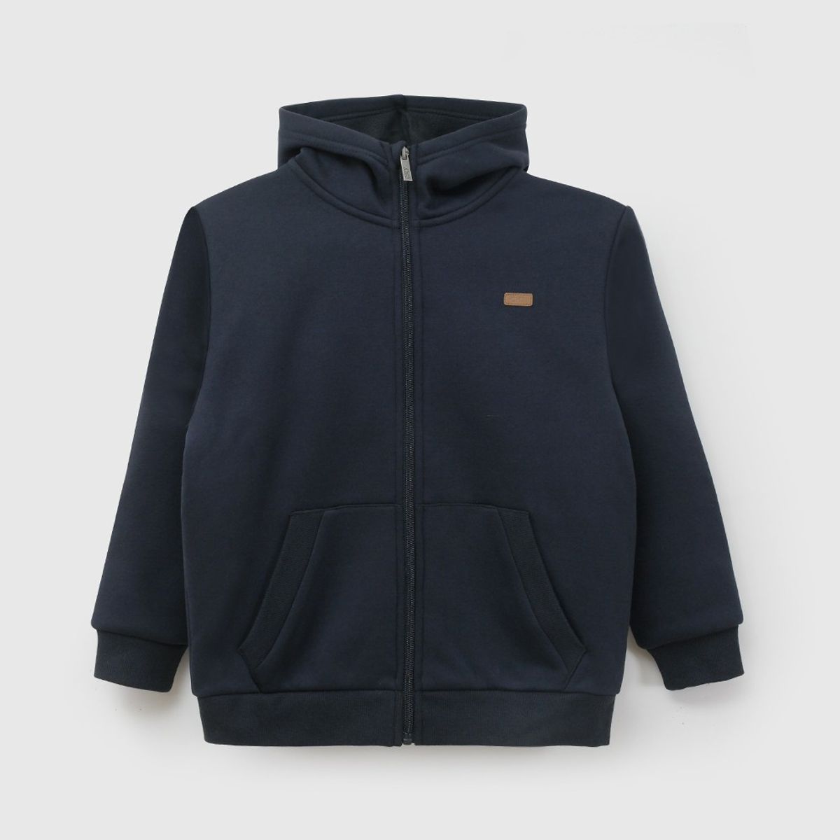 COLLOKY - Polerón Escolar Unisex Azul con Fleece Interior