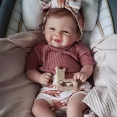 GENERICO - Muñeca Reborn Bebe Realista Cuerpo De Algodón 50cm