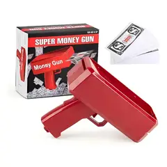 GENERICO - Pistola Lanza Billetes Juguete Cash Money Gun Rain Fiesta