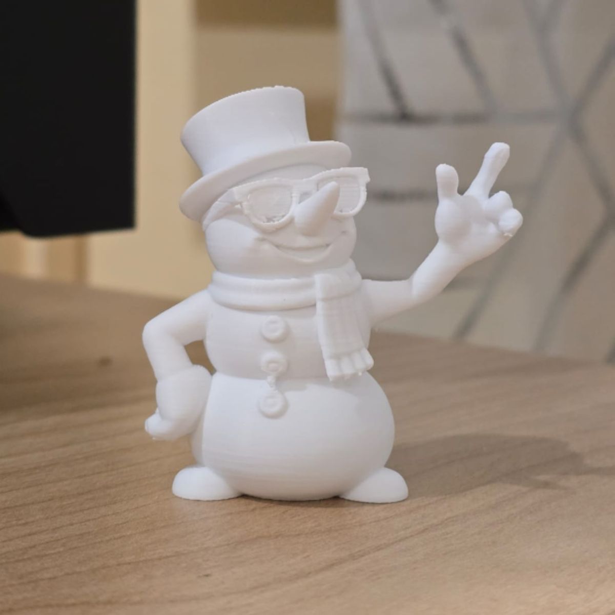 GENERICO - Figura decorativa Muñeco de Nieve Genial