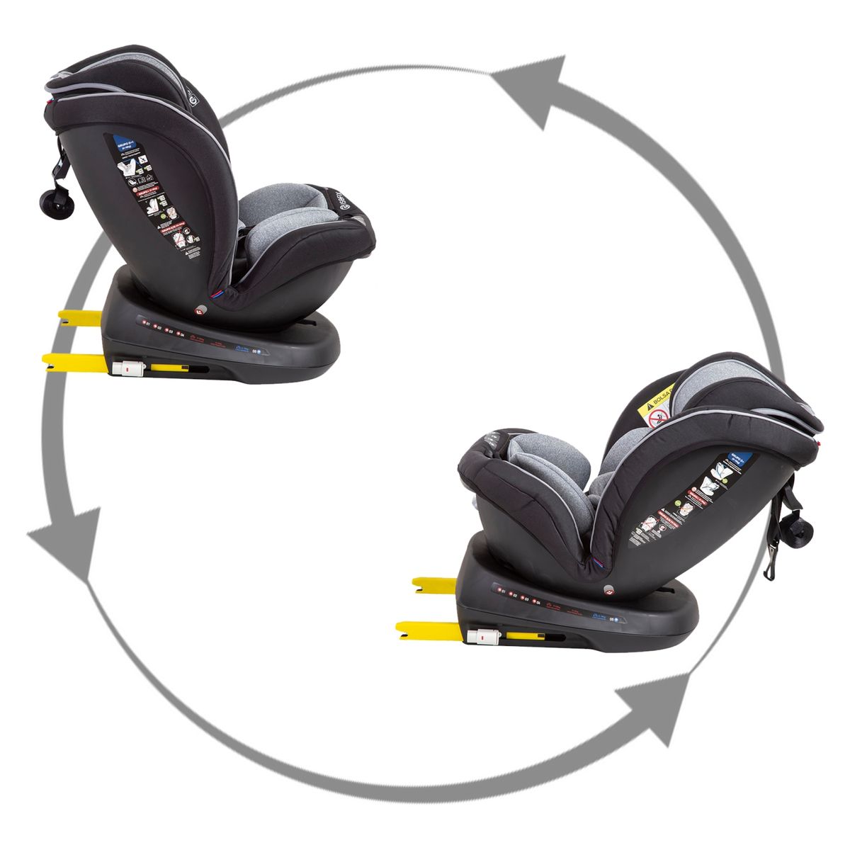 BEBESIT - Bebesit Silla De Auto Supra 360 Isofix S64