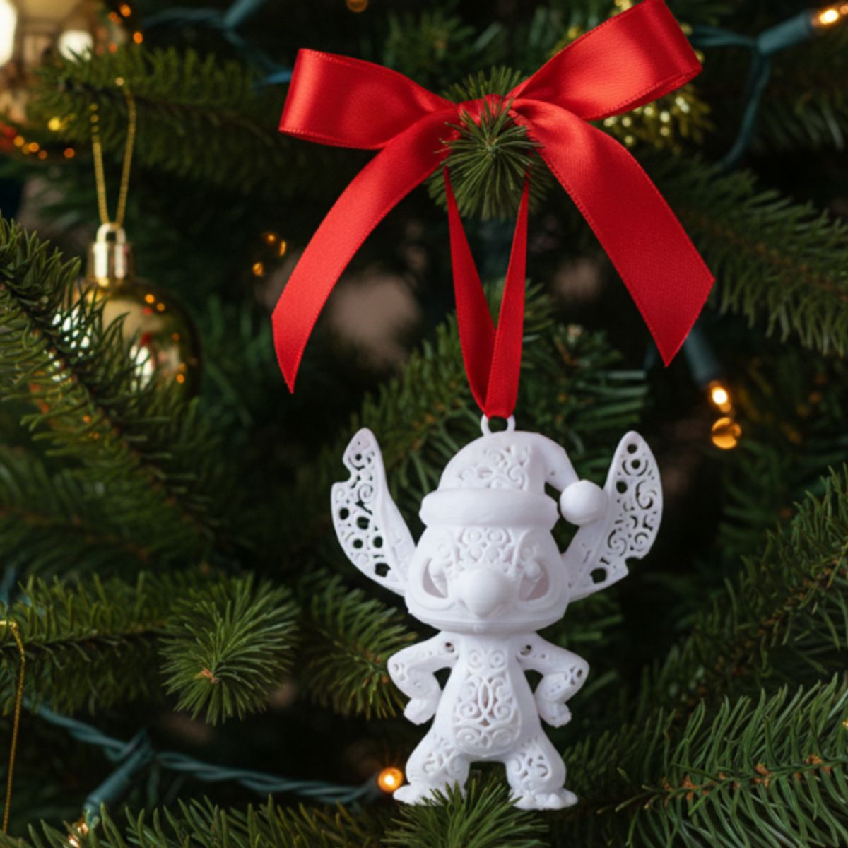 GENERICO - Adorno navideño ornamental de Stitch