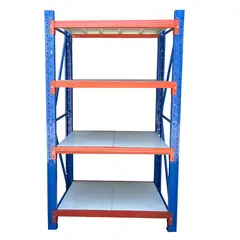 PROCHEF - Estante Mini Rack 120x60x200 cm 800 kg Azul Naranjo Gris