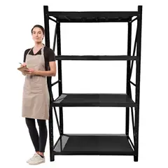 PROCHEF - Estante Mini Rack 120x60x200 cm 400 kg Negro