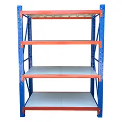 PROCHEF - Estante Mini Rack 150x50x200 cm 800 kg Azul Naranjo Gris