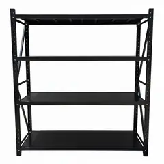 PROCHEF - Estante Mini Rack 200x50x200 cm 400 kg Negro