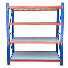 PROCHEF - Estante Mini Rack 200x50x200 cm 800 kg Azul Naranjo Gris