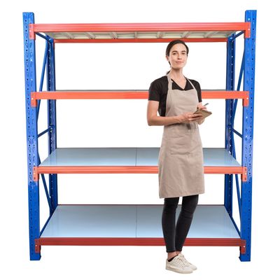 Imagen 2 del producto Estante Mini Rack 200x50x200 cm 800 kg Azul Naranjo Gris